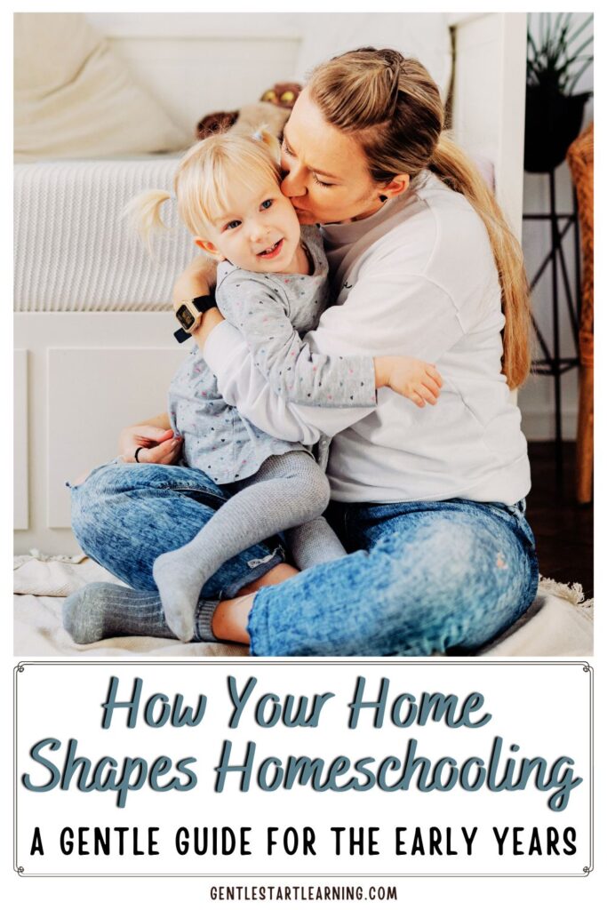 A mom gently snuggles her toddler in a warm, relaxed home learning environment, capturing the connection and comfort at the heart of early learning.